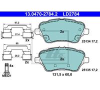 ATE 13.0470-2784.2 Brake pad set