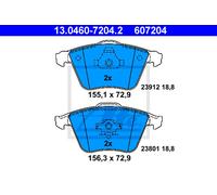 ATE 13.0460-7204.2 Brake pad set