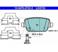 Fits ATE 13.0470-2723.2 Brake Pad Set, disc brake UK Stock