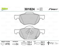 VALEO 301824 Brake pad set