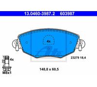 BRAKE PAD SET DISC BRAKE 13.0460-3987.2 FOR FORD MONDEO/III/Turnier/Clipper/Mk