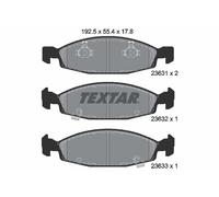 BRAKE PAD SET DISC BRAKE 2363101 FOR JEEP GRAND/CHEROKEE/II/SUV/Mk WAGONEER 3.1L