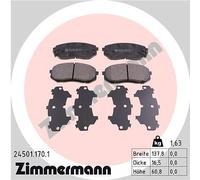 ZIMMERMANN 24501.170.1 Brake pad set
