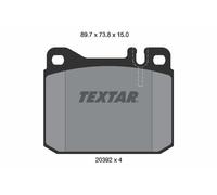 Brake Pad Set, disc brake for MERCEDES-BENZ:/8,SL,W114,W115,S123 0004206320