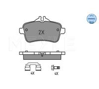 Brake Pad Set, disc brake for MERCEDES-BENZ:GLE,W166,C292,GLE SUV,M-CLASS