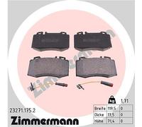 ZIMMERMANN 23271.175.2 Brake pad set