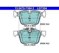Brake Pad Set, disc brake for MERCEDES-BENZ:W205,A205,C205,S205,C-CLASS