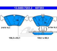 ATE Brake Pad Set 13.0460-7203.2 - Disc Brake for Mercedes-Benz E-Class (W211/S211), S-Class (W220)