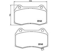 Brake Pad Set, disc brake for NISSAN HONDA:FAIRLADY 350Z Coupe,350Z Roadster,