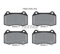 Brake Pad Set Textar 2314201 Fits Honda Nissan 350Z Civic Integra Skyline