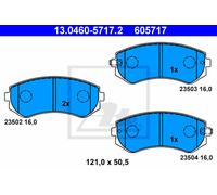 ATE 13.0460-5717.2 Brake pad set
