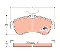 Brake Pad Set, disc brake for NISSAN:SABRE I,PRIMERA,ALMERA I,PULSAR I