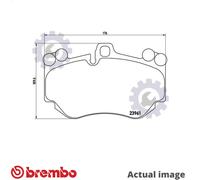 BREMBO P 65 016 Brake pad set