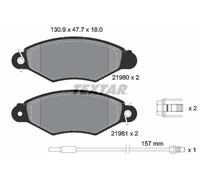 Textar Front Brake Pads fits Renault Kangoo Nissan Kubistar 2198003