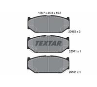 Textar Front Brake Pads fits Suzuki Swift Dzire Splash 2396201
