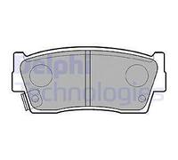 Brake pads Low-Metallic LP684 DELPHI for SUZUKI VITARA Cabrio VITARA / ESCUDO
