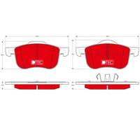 TRW Brake Pad Set GDB1388DTE - Disc Brake for Volvo S70/S60 I/S80 I/V70/XC70