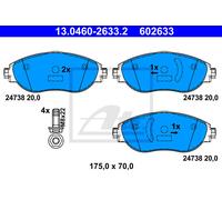 ATE 13.0460-2633.2 Brake pad set
