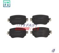 2x ✅Fits FAST FT10327 BRAKE PADS VW CADDY III 03> REAR WITHOUT FEEL ⭐UK Seller⭐