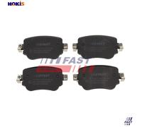 2x ✅Fits FAST FT10327 BRAKE PADS VW CADDY III 03> REAR WITHOUT FEEL ⭐UK Seller⭐