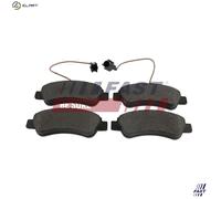 Brake pads Rear Axle FT29098HD FAST for FIAT PEUGEOT CITROËN
