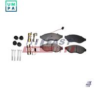 Brake pads Front Axle FT29130HD FAST for FIAT PEUGEOT CITROËN