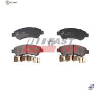 Fast Rear Brake Pads FT29131 - for Fiat Ducato, Peugeot Boxer, Citroen Relay - 71773149