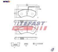 Fast Front Brake Pad Set FT29132 – Fits Fiat Ducato, Peugeot Boxer, Citroen Relay Q20 (06–14)
