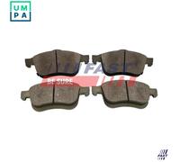 BRAKE PAD SET DISC BRAKE FT29177 FOR FIAT 312A4.000/A6.000 1.0L 2cyl PANDA 1.0L