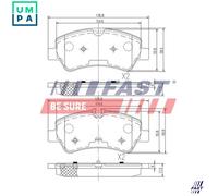 BRAKE PAD SET DISC BRAKE FT29545 FOR FORD TRANSIT/CUSTOM/V362/Bus/Van/V363 2.2L