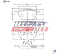Brake Pad Set, disc brake for FORD:FOCUS I,FOCUS I Clipper,FOCUS I Turnier
