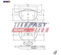 Brake Pad Set, disc brake for FORD:FOCUS I,FOCUS I Clipper,FOCUS I Turnier