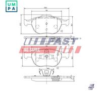 Brake Pad Set, disc brake for FORD:FOCUS I,FOCUS I Clipper,FOCUS I Turnier