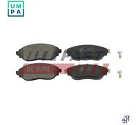 Brake pads Front Axle FT29550 FAST for RENAULT OPEL