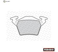 FERODO FVR1305 Disc Brake Brake Pad Set Rear Fits Mercedes V-Class Van Vito BUS