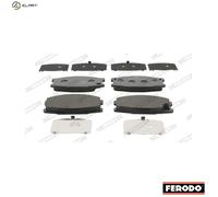 BRAKE PAD SET DISC BRAKE FVR1701 FOR MITSUBISHI 4M40-2AT/A 2.8L 4cyl Canter