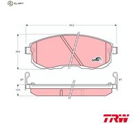 TRW GDB1003 Brake pad set