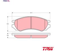BRAKE PAD SET DISC BRAKE GDB1005 FOR SATURN NISSAN LL0 1.9L 4cyl SCCD20 2.0L