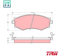 BRAKE PAD SET DISC BRAKE GDB1008 FOR INFINITI FORD AUSTRALIA NISSAN 2.0L 4cyl