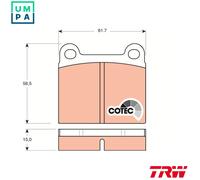 TRW Brake Pads GDB101 – Fits R/DB 280/300/350/380/450 – UK Stock