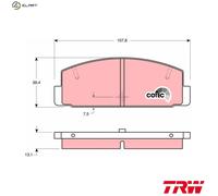 BRAKE PAD SET DISC BRAKE GDB1027 FOR MAZDA TELSTAR/IV/Hatchback SAVANNA/RX-7 6