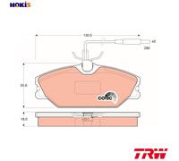 BRAKE PAD SET DISC BRAKE GDB1030 FOR RENAULT SCENIC/MPV LAGUNA/Nevada SPORT 1.8L