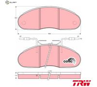 TRW GDB1069 Brake pad set