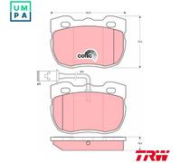 BRAKE PAD SET DISC BRAKE GDB1093 FOR LAND ROVER DEFENDER/Station/Wagon 2.5L