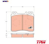TRW BRAKE PADS (FRONT) (R90) - GDB113