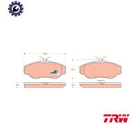 BRAKE PAD SET DISC BRAKE GDB1156 FOR LAND ROVER DISCOVERY/II/Mk RANGE/SUV 2.5L