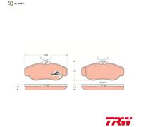 TRW GDB1156 Brake pad set