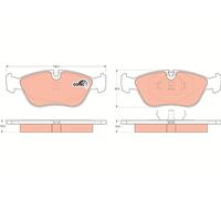 BRAKE PAD SET, DISC BRAKE GDB1159