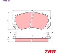 TRW GDB1179 Brake pad set
