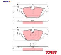 TRW GDB1189 Brake pad set